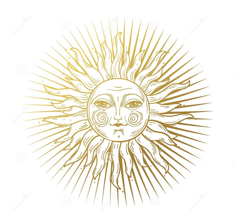 heaven-illustration-stylized-vintage-design-sun-face-stylized-drawing-engraving-mystical-design-element-boho-style-logo-207400824